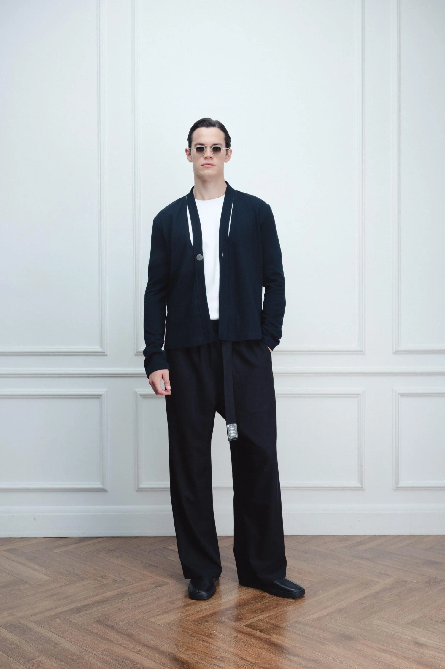 Брюки широкие с эластичным поясом — фото 2