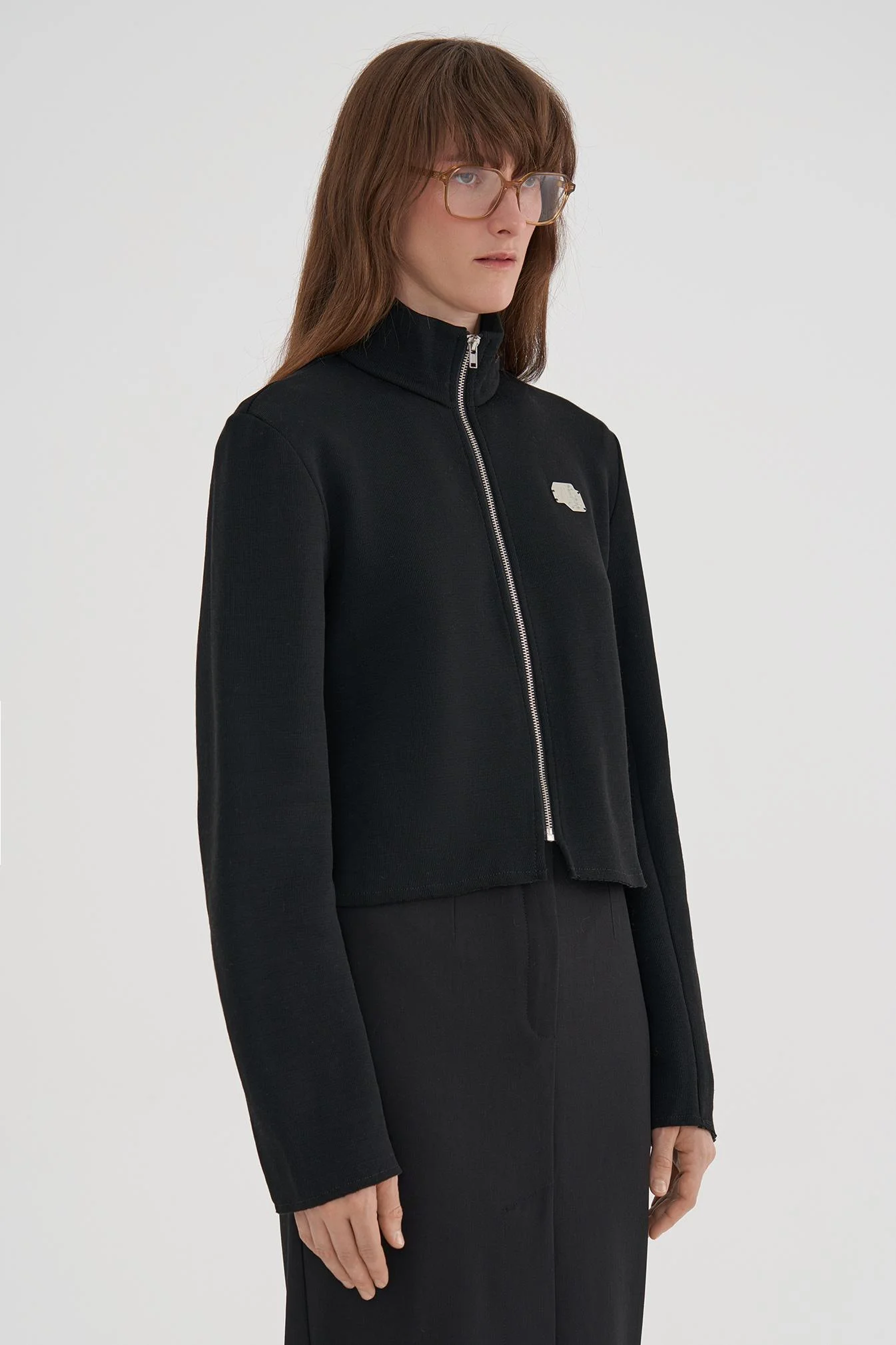 Кардиган на молнии Crop